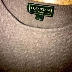 Ladies Equorian Lambswool sweater in size 18/20.
